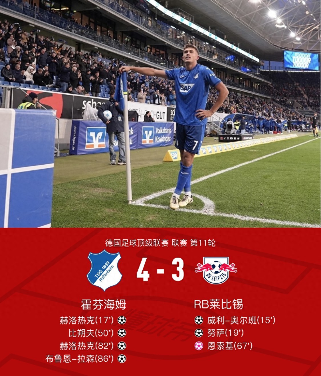 九游娱乐-霍芬海姆表现斐然，信心高涨！的简单介绍